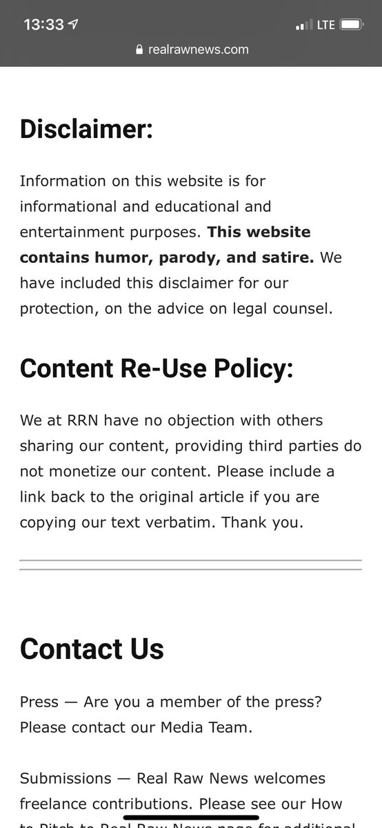 JenTexJewels's tweet photo. @curt_s77778 @hutchnostarsky @TrilbySmith2 RRN is a Parody/Satire Site. Stop@parroting news from there as truth. You only destroy your own image. https://t.co/iZWgKRspoP
