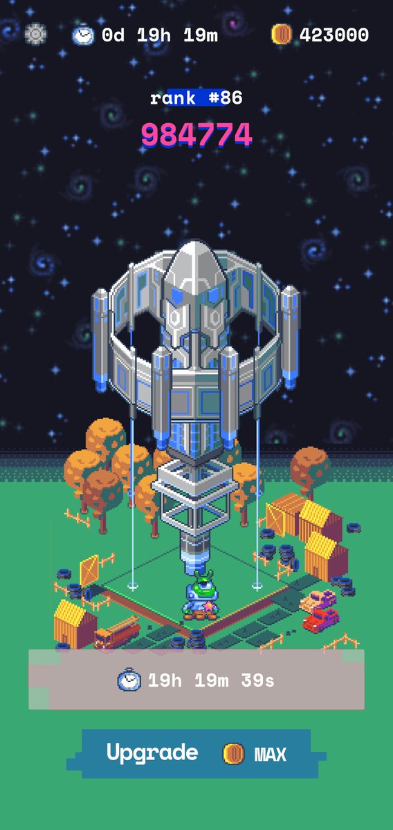 KZFOV's tweet photo. @MoonieNFT like I said in my last tweet. I'm in the top 100. I've had several rockets crash because the visual meter doesn't match with the actual meter the game is using. I'm guessing by your lack of response to the last tweet that you don't give af? https://t.co/mRJGUBF9ia
