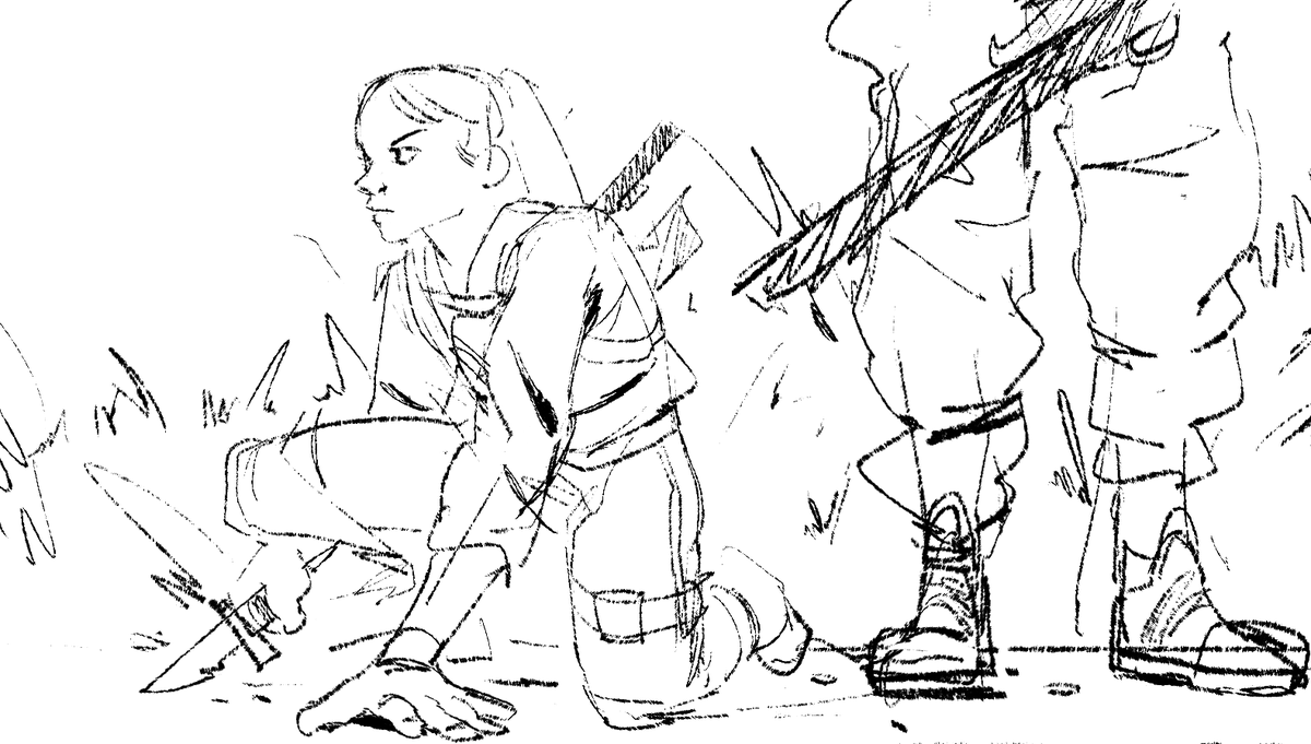 Testin' out a new brush with some doodles 