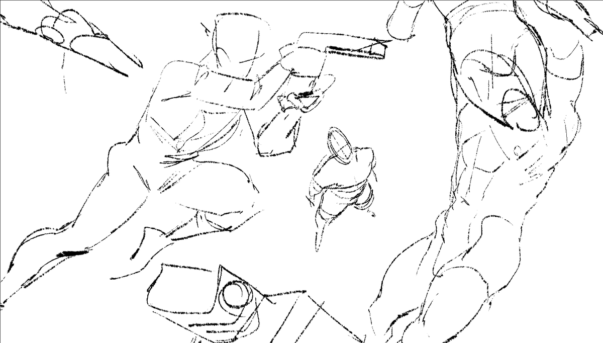 Testin' out a new brush with some doodles 