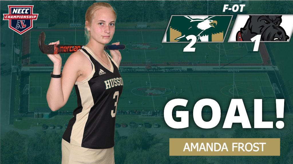 HussonFH's tweet photo. HER FIRST COLLEGIATE GOAL JUST WON THE @NECCathletics CHAMPIONSHIP! #NECCFH https://t.co/0DDvcTy3YF