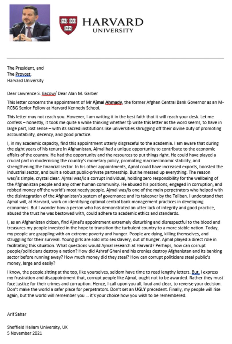 I praise this letter.