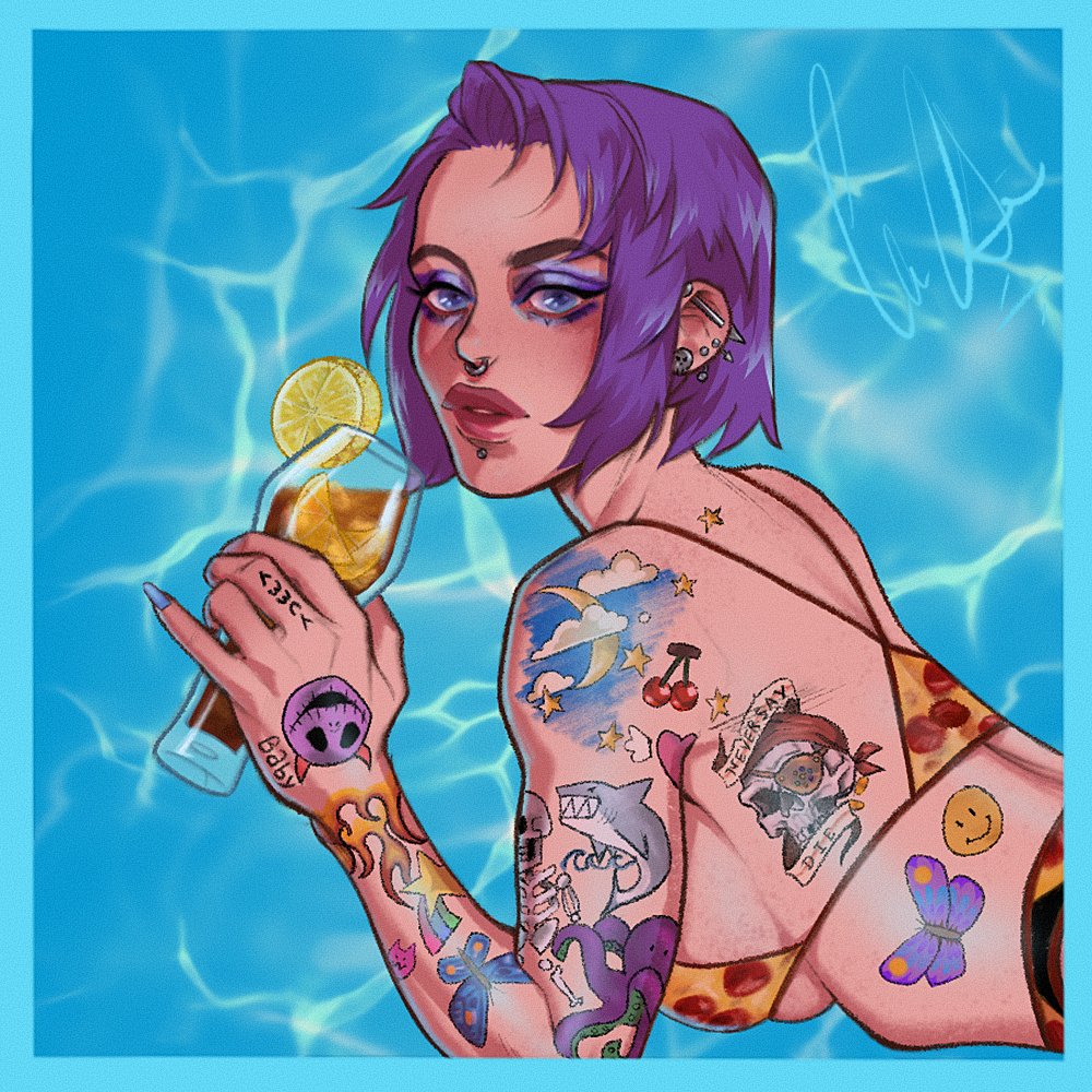 Oseanmann's tweet photo. Poolside Babe customs open right now for .1ETH get them while you can before the first set of 10 sells out! After that it's .2ETH! 
https://t.co/cMnwBF0pIr

#art #nftart #nftcollector #NFTCommunity #nfts #poolsidebabes https://t.co/W1ACoMx1qn