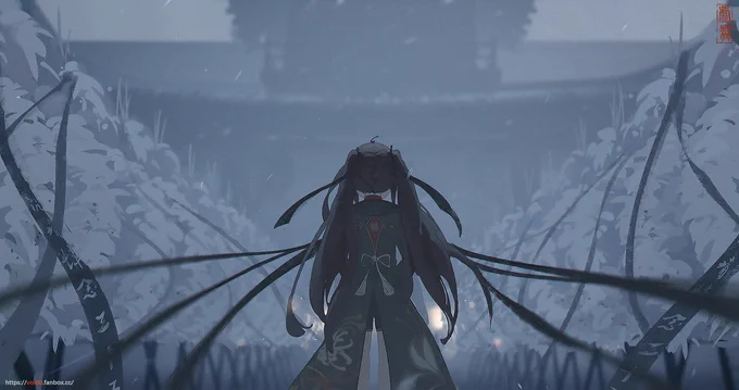 離別と希望の蝶(前篇) #GenshinImpact #原神 #人物 #女の子 #胡桃 #胡桃(原神) #背景 #逆光 #美しい https://t.co/kLzdn1JbRs 