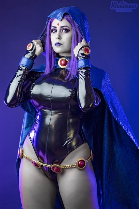 1 pic. Normal Raven or lewdie Raven cosplay!? Also should I cosplay Starfire or Jinx from Teen Titans