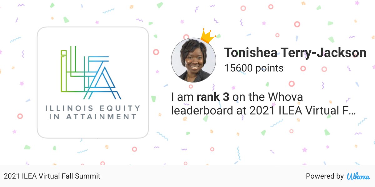 Marketing4Crown's tweet photo. I made it! #3 on the leaderboard at #2021ILEAFallSummit,ILequity,ILEA via Whova event app https://t.co/VEQ4Qw9Qvn #KKCDifferenceMaker https://t.co/R1MdFnvfU4