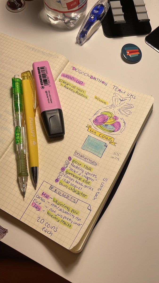 FictionWorlds's tweet photo. My Journal Spread for #descendathon21  @DescendAthon https://t.co/IlaByg8nqC