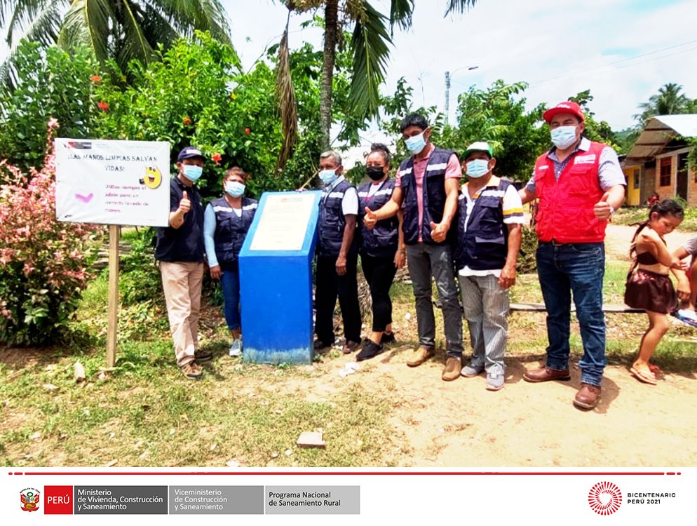 PNSR_MVCS's tweet photo. 📍#SanMartín
El Ministerio de Vivienda Construcción y Saneamiento, a través del PNSR), inaugura el proyecto de agua potable y saneamiento en el centro poblado de Machungo
Beneficiarios: más de 200
UBS: 65 Uni.
#PIASAR #PNSRenAcción #Perú #GobiernodelPerú #AñoDelBicentenario https://t.co/RFyn1bFLJf