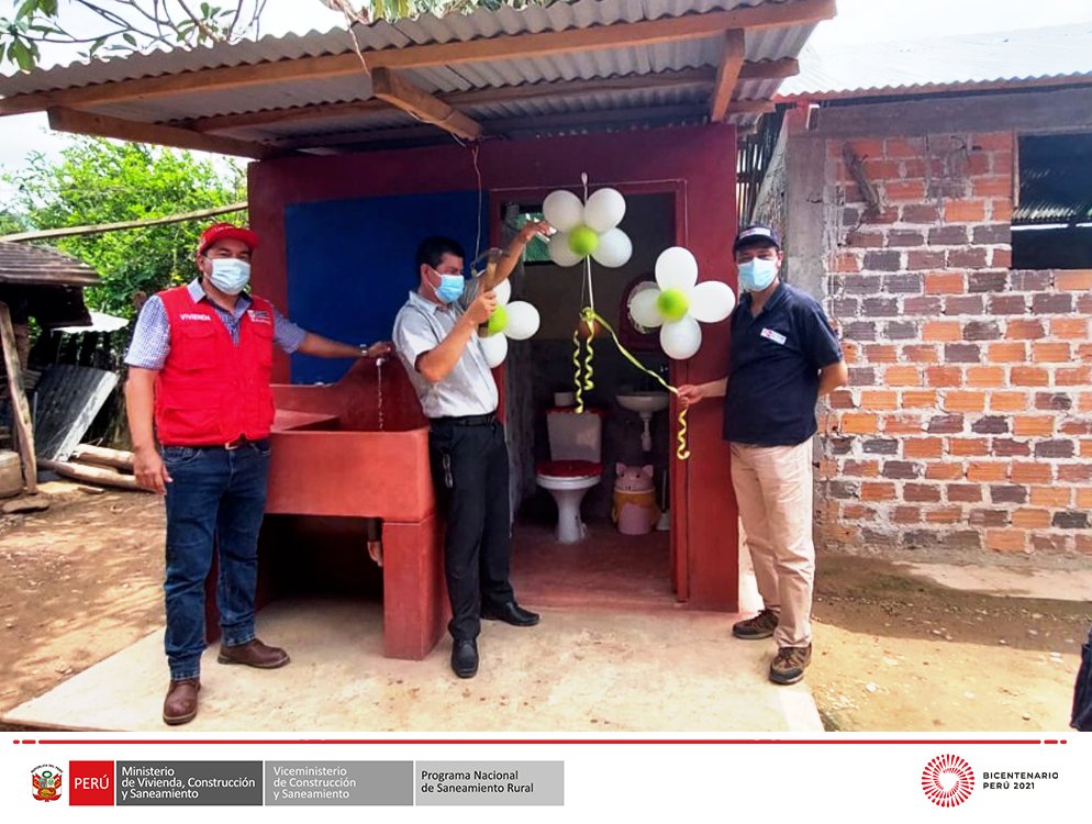 PNSR_MVCS's tweet photo. 📍#SanMartín
El Ministerio de Vivienda Construcción y Saneamiento, a través del PNSR), inaugura el proyecto de agua potable y saneamiento en el centro poblado de Machungo
Beneficiarios: más de 200
UBS: 65 Uni.
#PIASAR #PNSRenAcción #Perú #GobiernodelPerú #AñoDelBicentenario https://t.co/RFyn1bFLJf