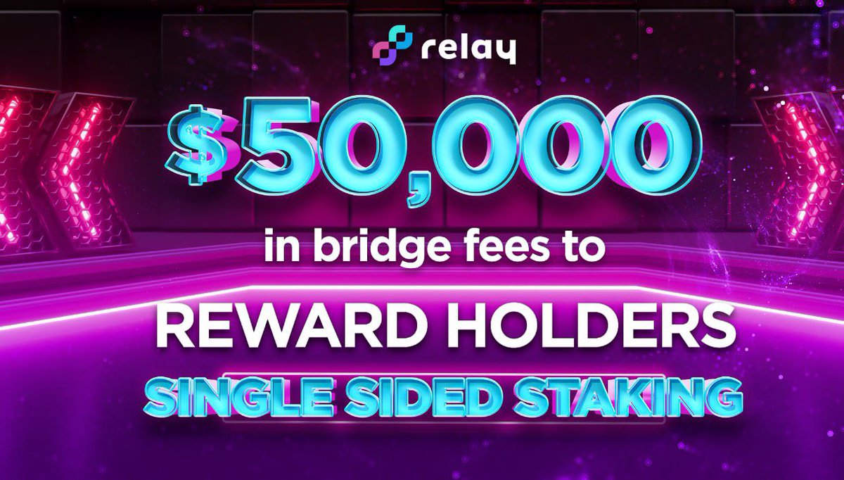 Elevate_fi's tweet photo. Not only do we buy back and burn coins, but we also REWARD $RELAY HOLDERS. 

Single sided staking is coming soon👀

$50,000 of accumulated bridge fees will be used to pay out single sided staking. 

#Bridgeszn $RELAY https://t.co/HFy6pJig0m