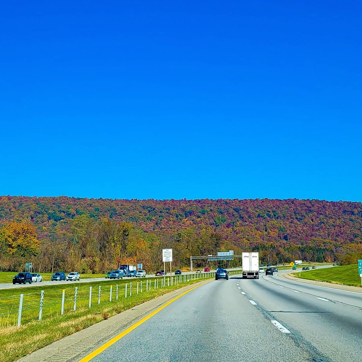 citysims's tweet photo. Driving up to New Jersey today and The Fall 🍁🍂🌞 Colors in my Home state of Pennsylvania got me like 🥰
#WearyDrifter #Fall #autumn #autumnvibes #myfavorite #Pennsylvannia #Home #newjersey #ExploreUnknown #traveler #mountainair #mountains https://t.co/va01QzN2UO