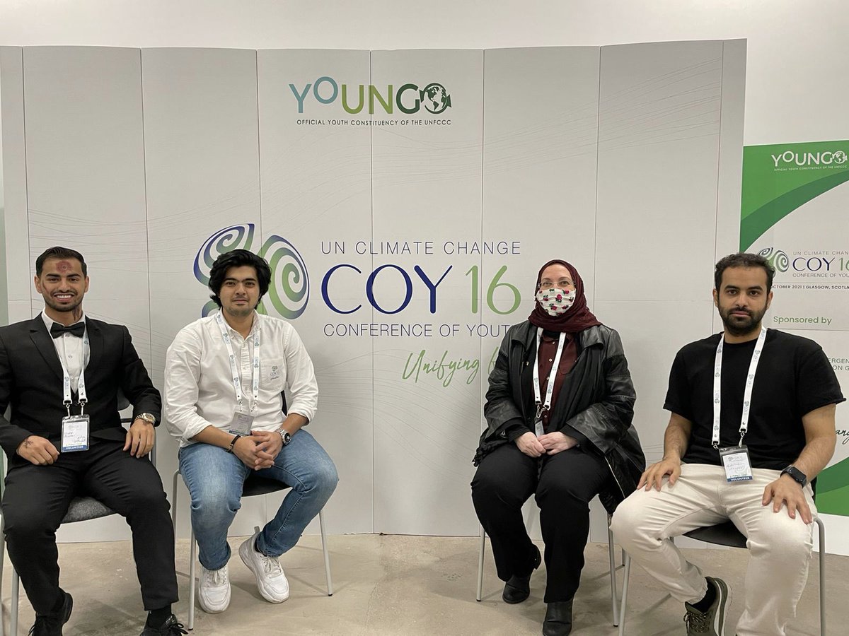 uksacborg's tweet photo. بإشراف الملحق الثقافي شارك بعض المبتعثين في تنظيم أنشطة COY16
مؤتمر الأمم المتحدة١٦ للشباب بشأن تغيير المناخ والمقام في الفترة من ٢٨-٣١ اكتوبر في جلاسكو
كما ساند المبتعثون بعض القطاعات التي حضرت COP26 المؤتمر ٢٦ للأمم المتحدة بشأن تغيير المناخ والذي يعقد من ١-١٢ نوفمبر في جلاسكو. https://t.co/MN2bggywvT