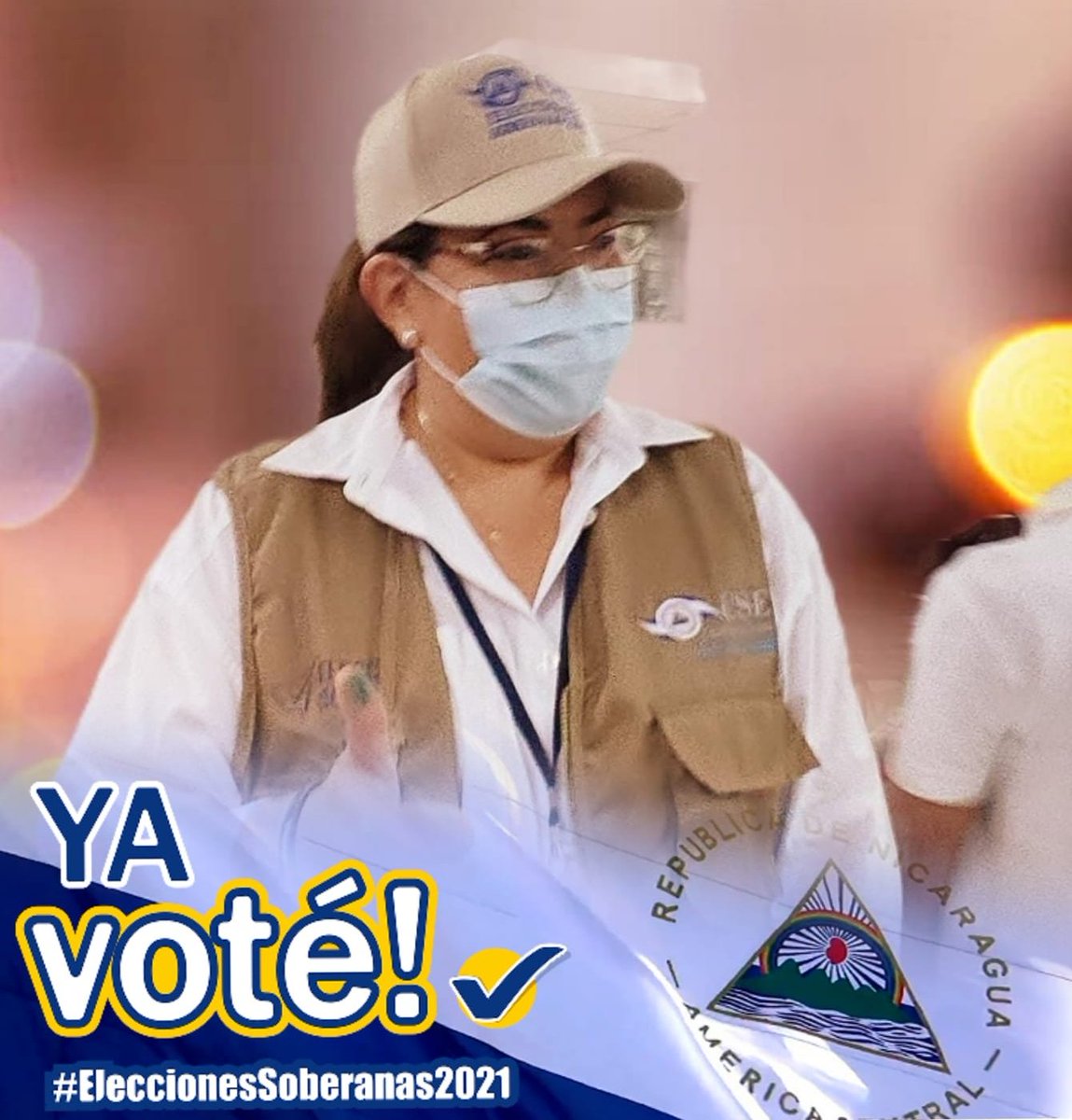 En la fiesta cívica participando desde el acompañamiento #EleccionesSoberanas2021