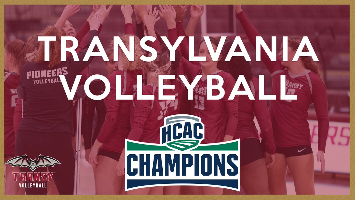 The THREEPEAT IS COMPLETE! 

CHAMPIONSHIP FINAL: Transy 3, Earlham 1 
(25-23, 16-25, 25-21, 25-19)

Transylvania is heading back to the NCAA Tournament #FlyPios