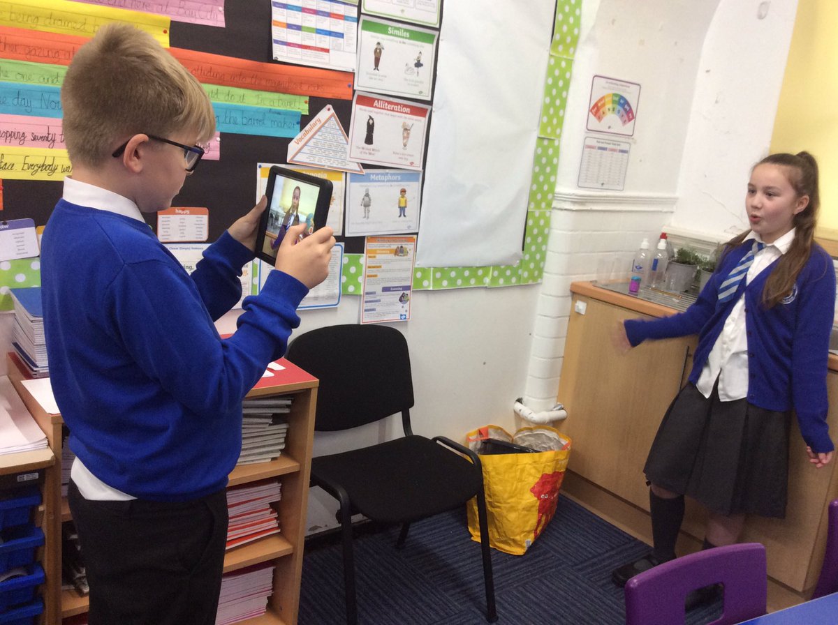 NewBrightonPS's tweet photo. Year 5 have been experimenting with different camera angles and techniques as part of their video editing unit in #computing this week @NBPSComputing #nbpsComputing @WeAreComputing ๐น https://t.co/IxJoZCZ4ji