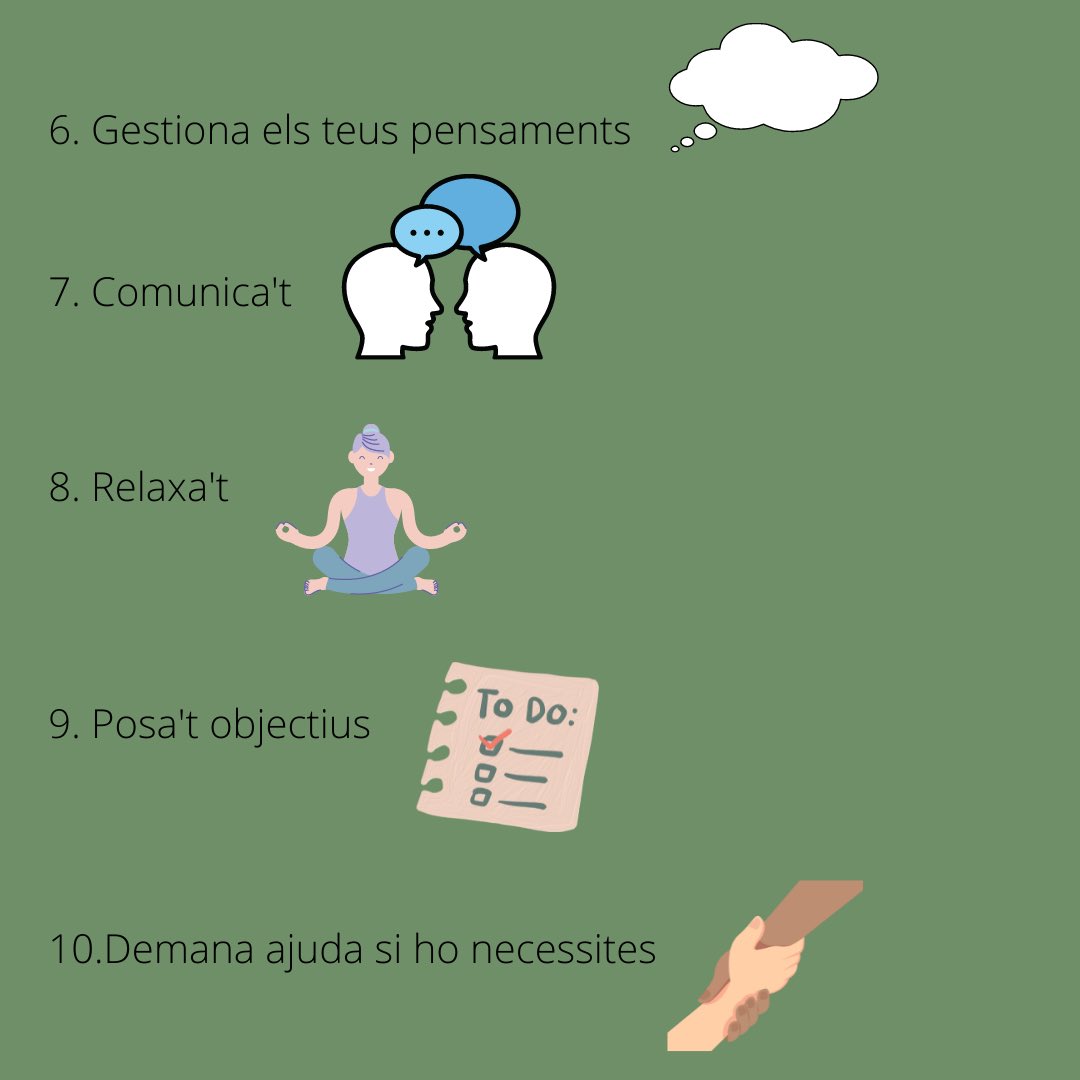 habitsaludables's tweet photo. La salut física és molt important, però amb aquest post volem recordar també la gran importància de la salut mental. La salud mental és rellevant en totes les etapes de la nostra vida, des de la infància i l'adolescència fins a l'edat adulta.
#22121_uib @EFsaludable_UIB https://t.co/49e9YE9k0h
