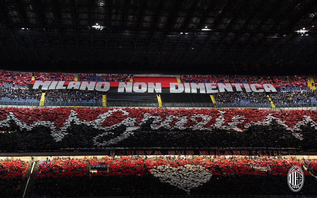 Thanks to those who fought for us in the front line, never giving up, never sparing themselves. 🙏
#MilanInter #ACMilanIsEverything

Grazie ragazzi. Grazie a chi ha lottato per noi in prima linea, senza mai arrendersi, senza risparmiarsi. 🙏
#MilanInter #ACMilanIsEverything
