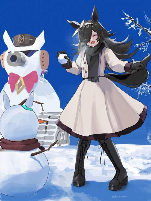 #ウマ娘 ☃️👀 