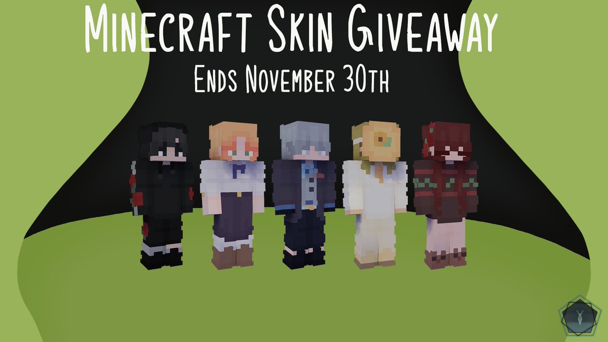 Hello everyone!~ It's good ol' giveaway time!~ ❤️

🍁 To Enter:
- Follow 
- Like
- Retweet
- Drop your PNG/Reference Sheet

🍂 2 Winners will be chosen

🌹 Ends November 30th

----
#Giveaway #Minecraftskin #Vtubers #Youtubers #Minecraft #mcskin