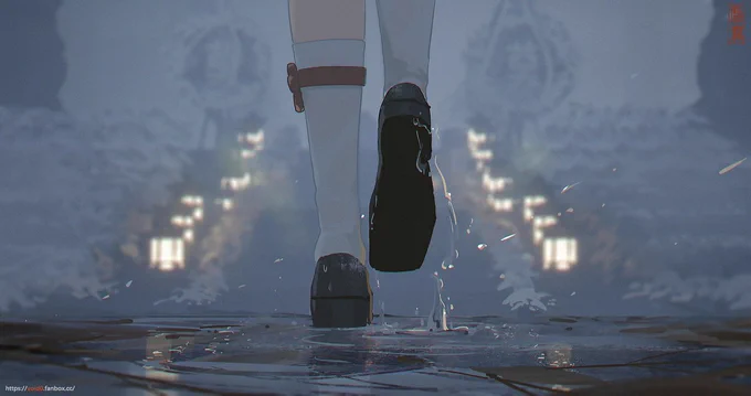 離別と希望の蝶(前篇) #女の子 #人物 #原神 #GenshinImpact #原神project #胡桃 #美しい #photoshop #逆光 #背景 https://t.co/i24wBgNGXG 