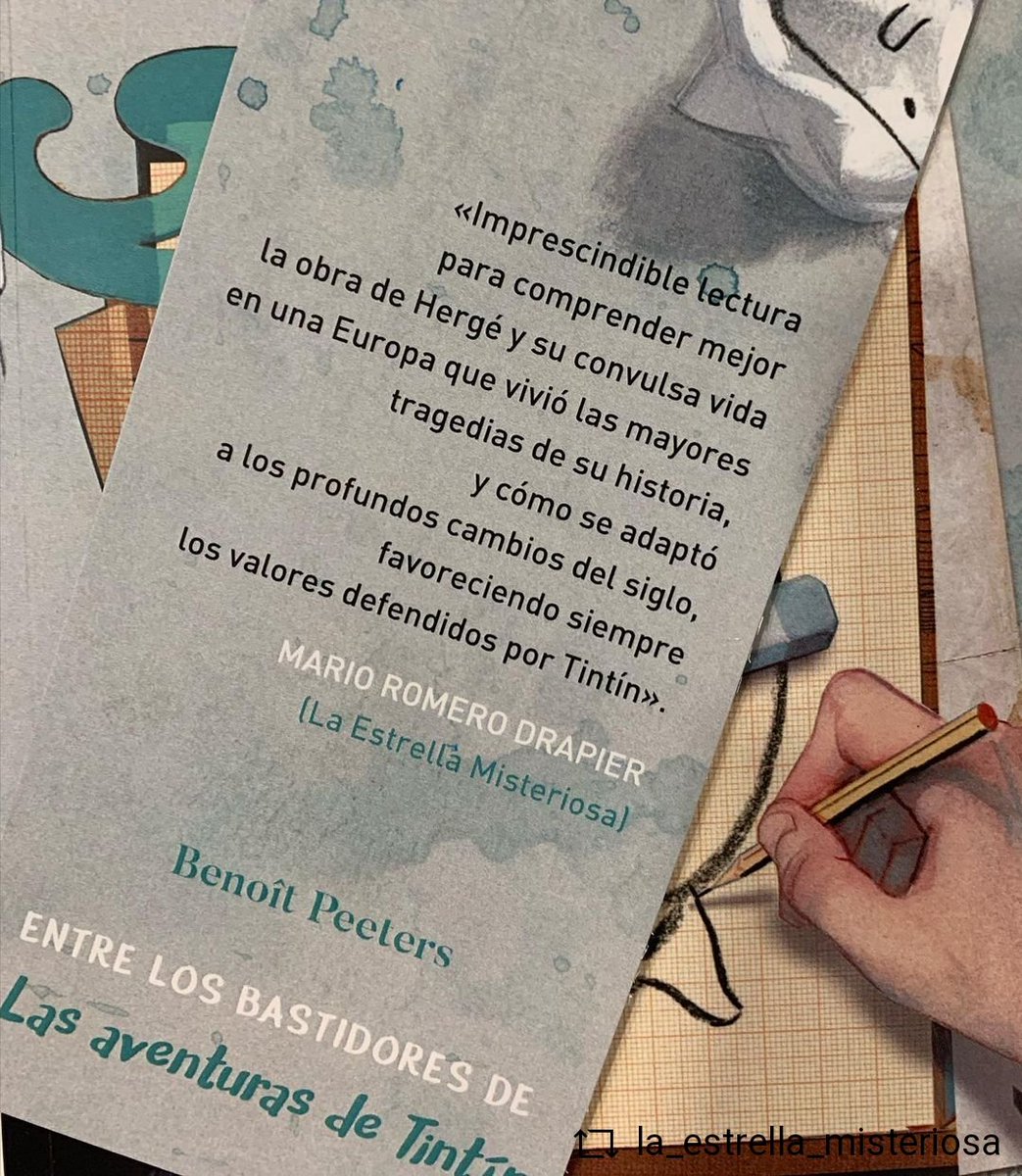 EdicionesLarrad's tweet photo. "Entre los bastidores de las aventuras de Tintín" 📚 Imprescindible lectura como nos dice #MarioRomero
Consíguelo en tu librería de confianza👏🏻📚
#tintinófil #tintinworld #tintinfigure #tintinshop #tintinetmilou #tintincomics #tintín #libro #librerias #bookblogger https://t.co/10ZE5gbKRt