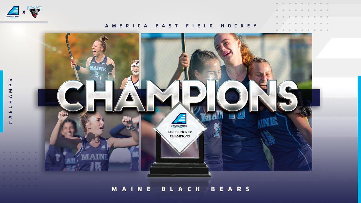 For the first time ever <a href="/MaineFH/">Maine Field Hockey</a> is headed to the NCAA Tournament!!

#AEFH | #AEChamps