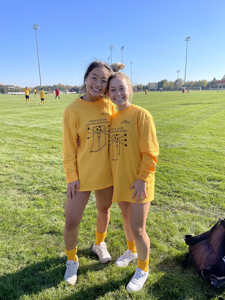 lynnhague's tweet photo. Great weekend for @elliehague2022  and @amandalou_05 in Indianapolis!  Congratulations!  Great way to end your four years with Penn Girls Soccer! https://t.co/c5wR3QEcK0