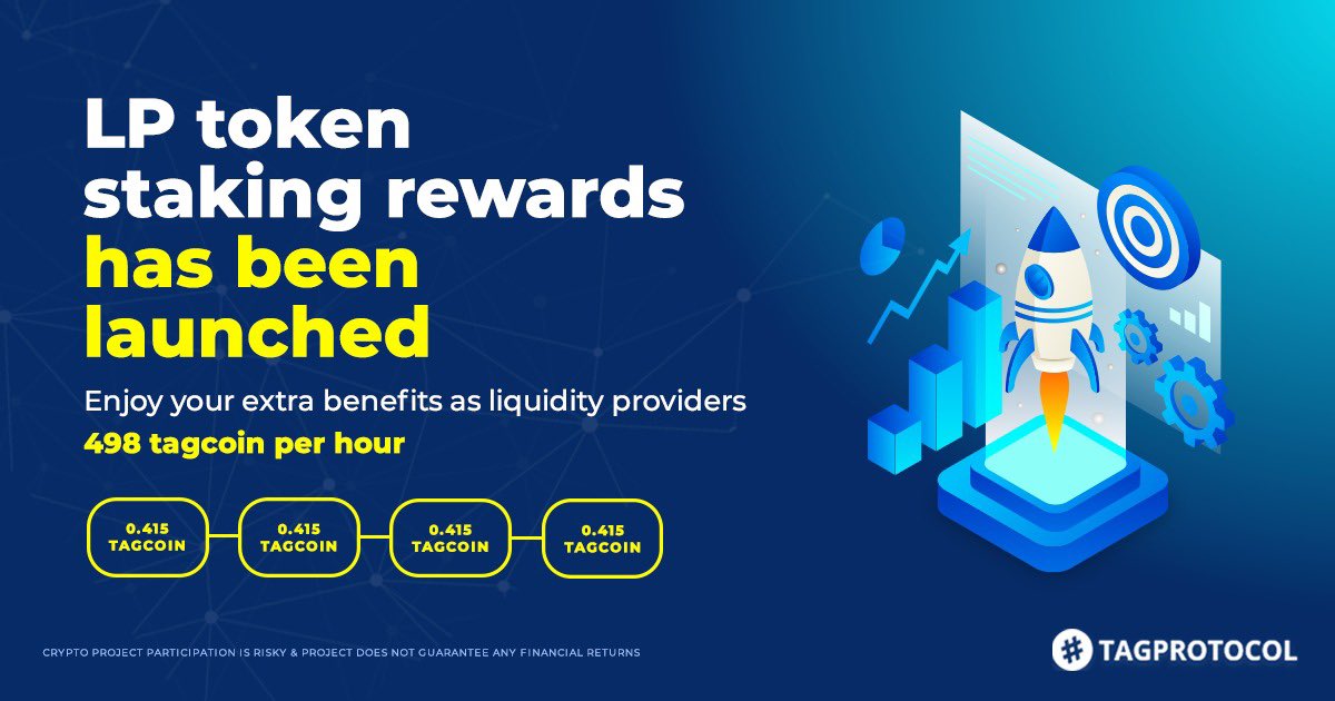 tagprotocol's tweet photo. Another milestone reached 🚀🚀
Go to https://t.co/7PDWnDG8q4 & start LP Farming
#LPfarming #Farming #FarmingTwitter #Twittermining #data #rewards #trading #liquidity #LiquidityMining #liquiditypool #bsc #SmartChain #tagcoin #PancakeSwap #DeFi #Tagprotocol #mining #DAO https://t.co/mrx3NYIBxv