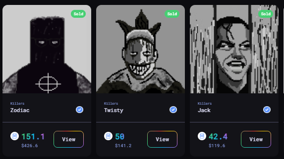 KillersFTM's tweet photo. 🤯 Wow. Thank you guys so much for your support; I never even expect these to sell, let alone for 151 FTM. Literally beyond words; One love ♥️🔪 I hope you enjoy them as much as we do making them #FTM $FTM #BuildOnOpera #FrogNation #NFTs https://t.co/9UFwUwOjhx