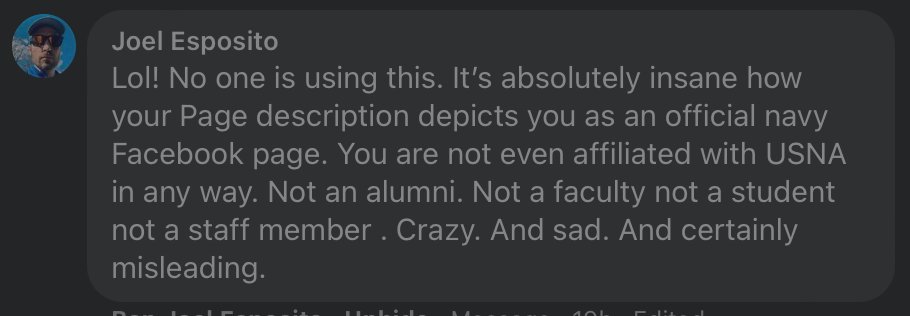 Wow Joel Esposito really is an asshole.