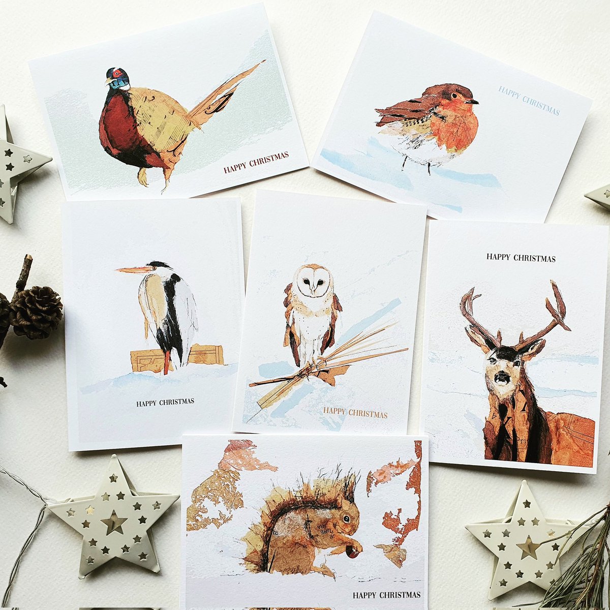 Evening #HandmadeHour!
My Winter Wildlife Christmas Card collection features 6 unique and original designs based on UK wildlife including the Barn Owl and Red Squirrel, and are available to buy from my #etsy shop
etsy.com/uk/shop/emilyg…