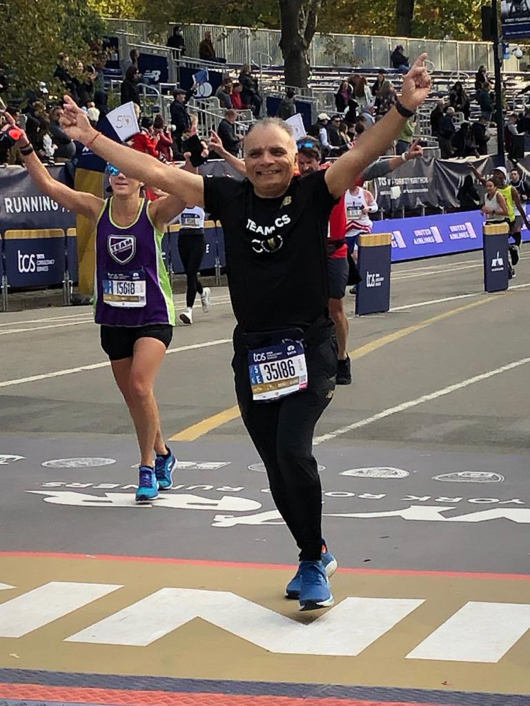 tcs_na's tweet photo. Congratulations to our Surya Kant, Chairman, North America, on completing the 2021 #TCSNYCMarathon! Way to go! #Buildingonbelief #WeBelieveNYC https://t.co/tNUN1S6zrZ
