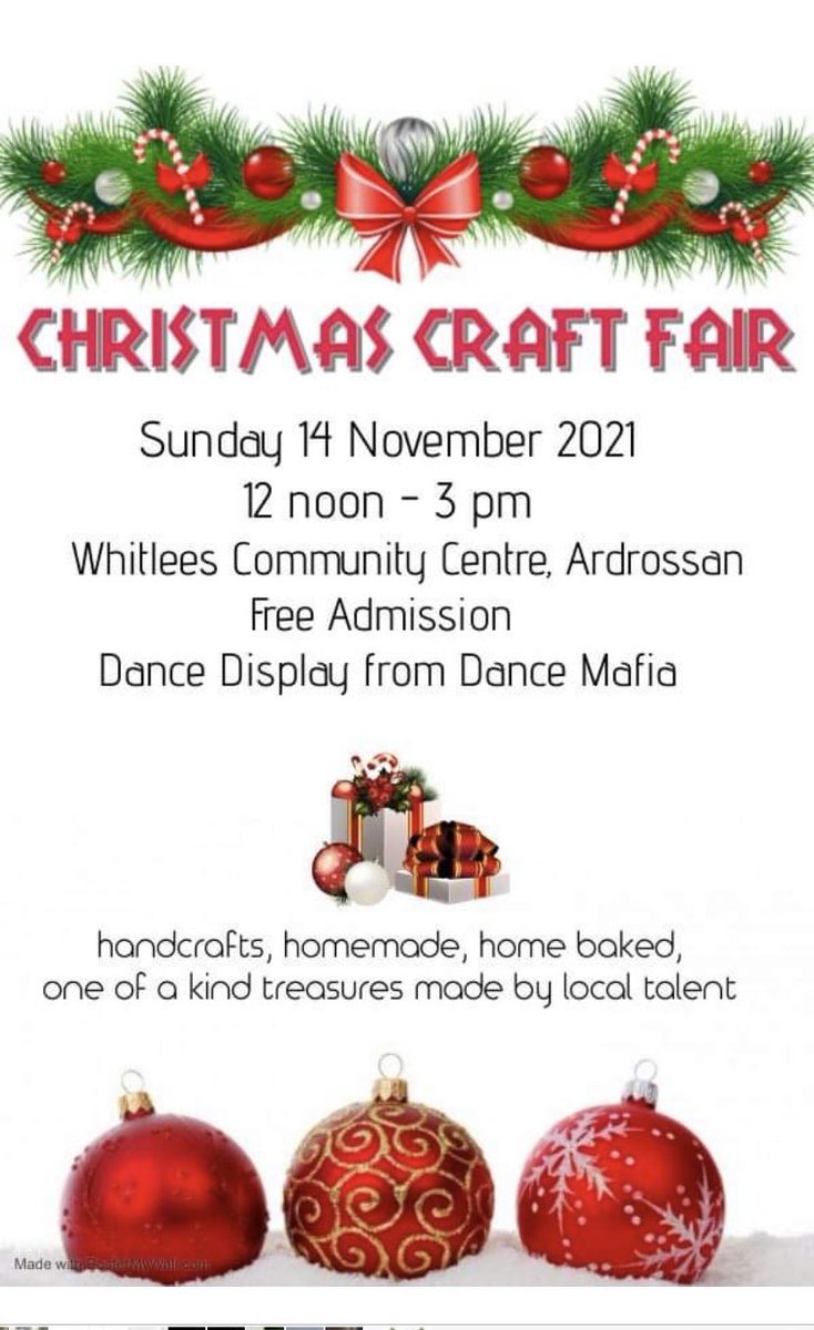 NACJustice's tweet photo. Don’t forget the Christmas Craft Fair on Sunday 14th November featuring some familiar Justice Services products!! Everyone welcome…pop in and support your local community 🎄🎅🏻 https://t.co/uOTNiGjnYp