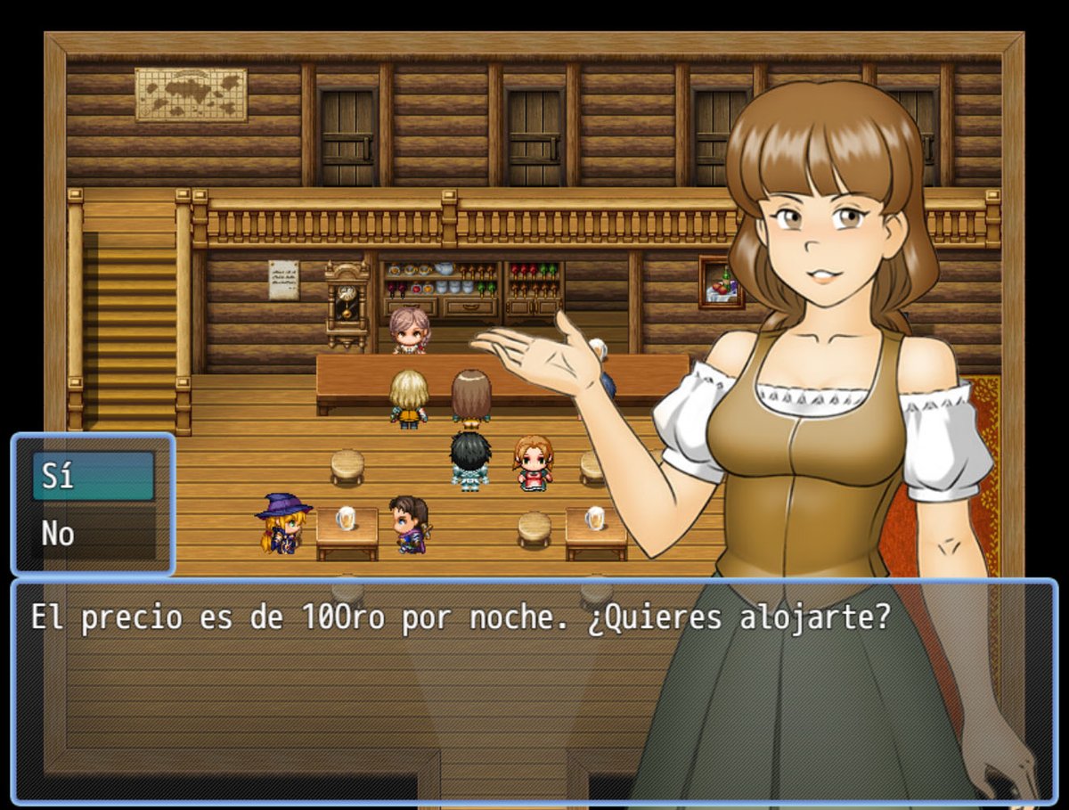 pandamakercjs's tweet photo. Hello friends, I show you how the design of these NPC girls was, I like the idea that in the game when you enter an inn a cute girl will attend you, so you can rest or drink something to recover your HP and MP.
#RPGMakerMZ #dibujo #diseño #pandamaker #cjs https://t.co/LR0iu3QVQz