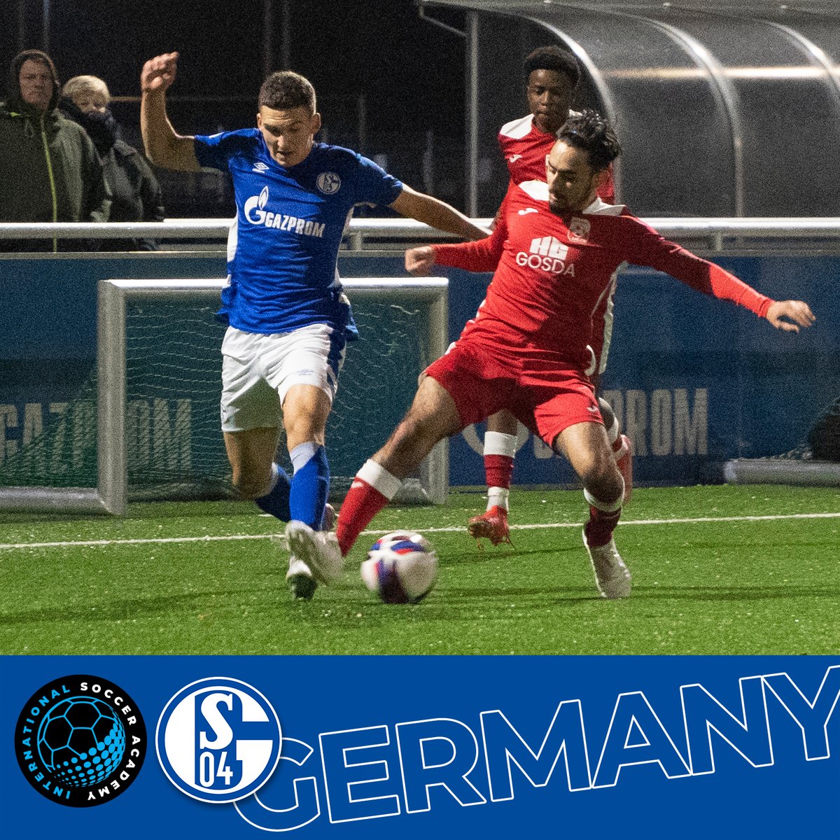 Get ready for more ⚽️ action when the <a href="/s04/">FC Schalke 04</a> Integrated Academy takes on <a href="/arminia/">DSC Arminia Bielefeld</a> Wednesday at home. Kickoff is slated for 19:30 CEST 🔵⚪️

#InternationalSoccerAcademy