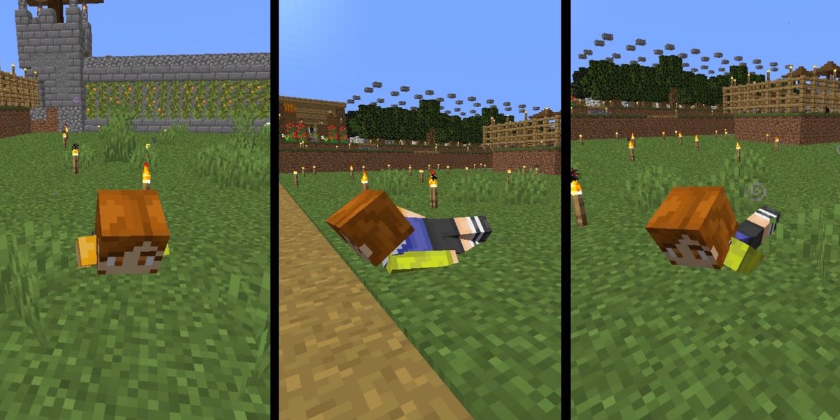 syeramon's tweet photo. Y'ALL
They gave me an elytra 🦋 and I was flying but then idk 🤷♀️ how to get back on the ground so they tp-ed me back and now I'm a sliding penguin 🐧
#Minecraft #Schenanigans #Friends #Elytra #Flying #Accidents #SYERAMON #VTuber #ENVtuber #TwitchStreamers #Streamer https://t.co/VLbN0r32qL
