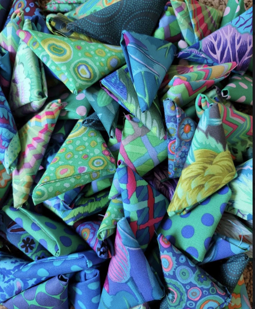 Thanks for the kind words! ★★★★★ "FABRIC IS BEAUTIFUL!! Attractively and very Neatly packaged. Made you feel like you were open a beautiful meadow of little presents. Vivid and soft hues, high quality, better than expected. Ms. Marian, lovely, no fuss, kind, and effici