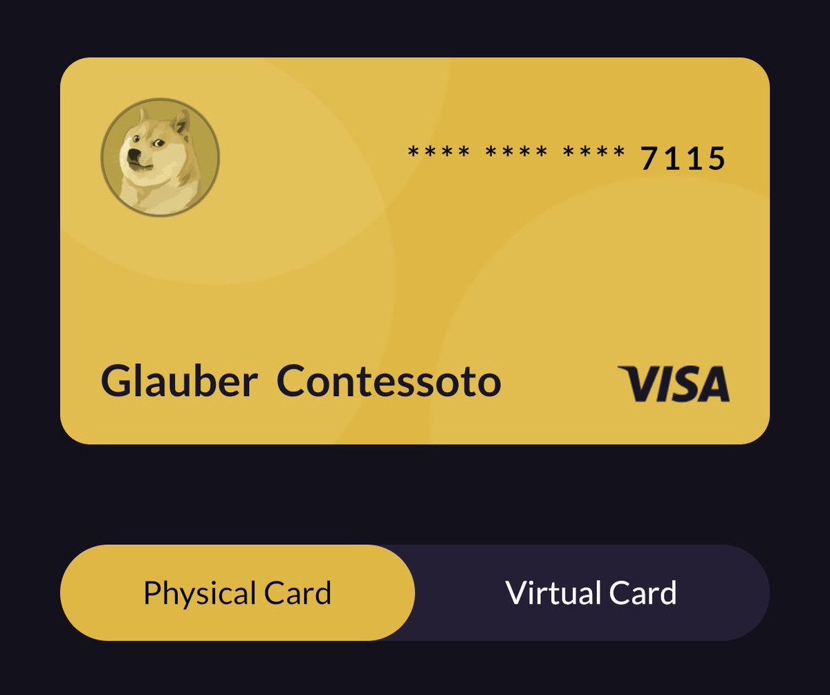 ProTheDoge's tweet photo. I can’t wait to bring you guys the #DogeCard!!! Imagine being able to use your #Dogecoin anywhere VISA is accepted! And then getting 1.5-2% back in #doge every time you use it! Talk about mass adoption, and talk about a conversation piece every time you whip out your #DogeCard! https://t.co/Beyabh6X5N