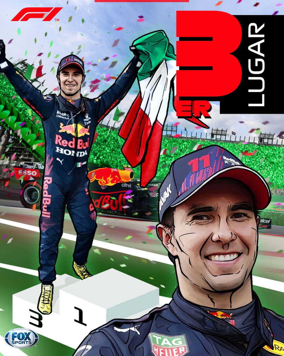 PODIO PARA SERGIO PÉREZ EN EL GP DE LA CIUDAD DE MÉXICO 😭🇲🇽👏

¡México llora de alegría por la tercera posición de 'Checo' en el Autódromo Hermanos Rodríguez!🏁🏆 

¡El piloto de Red Bull prometió la carrera de su vida y cumplió su palabra frente a la afición mexicana!

#F1xFOX