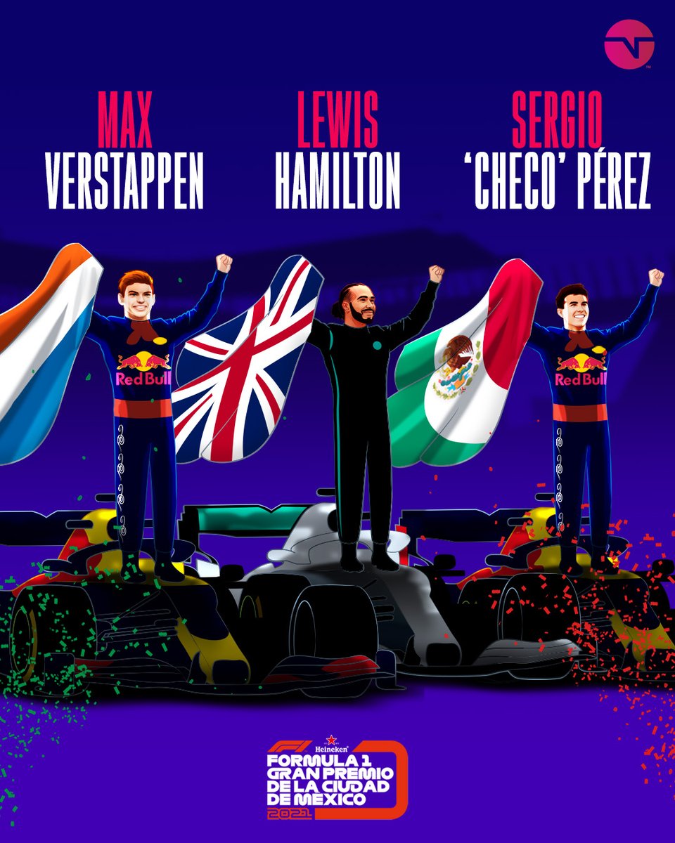 ¡1️⃣➖3️⃣ para <a href="/redbullracing/">Oracle Red Bull Racing</a>!

Gran carrera de <a href="/Max33Verstappen/">Max Verstappen</a> y <a href="/SChecoPerez/">Sergio Pérez</a>. Por primera vez un mexicano se sube al podio del #MexicoGP. <a href="/lewishamilton/">Lewis Hamilton</a> se quedó con el segundo puesto. 🔥

#MexicoGP