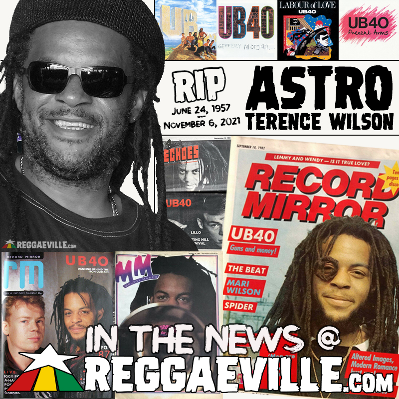 reggaeville's tweet photo. IN THE NEWS @ https://t.co/In5eMomE3t⁠
⁠RIP Terence ‘Astro’ Wilson 🙏⁠ ⁠
(June 24, 1957 - November 6, 2021)⁠

#UB40 #Astro #RIP #Reggae #UK #Legend #UnitedKingdom #AliCampbell #TerenceWilson #Reggeville https://t.co/A7P03aUWxK