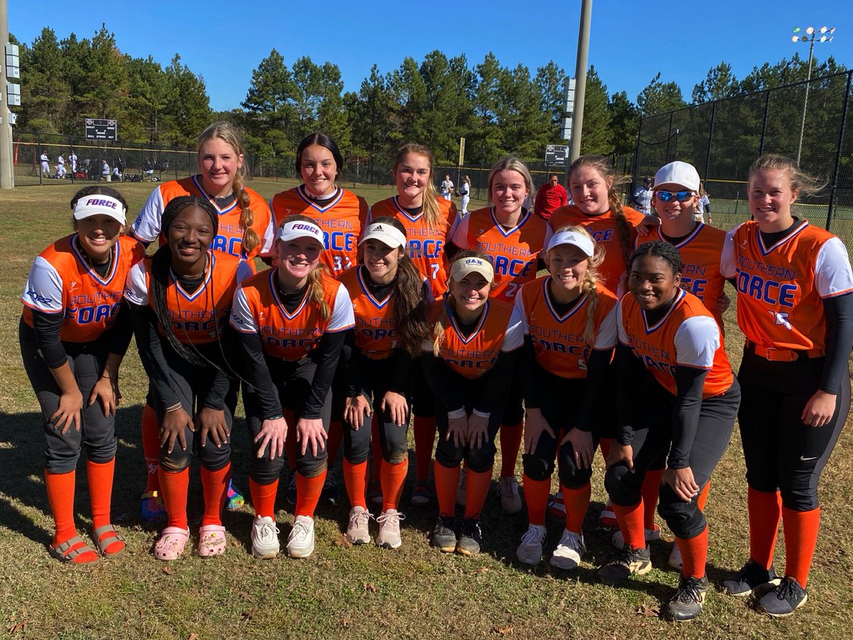 Southern Force 18U Palmer goes 3 and 2 at this weekend Scenic City Showcase.  We conclude the fall season at the T-Bolts showcase in Alabaster AL on November 19th and 20th. Game times will be posted next week.  Until then… Go Force !