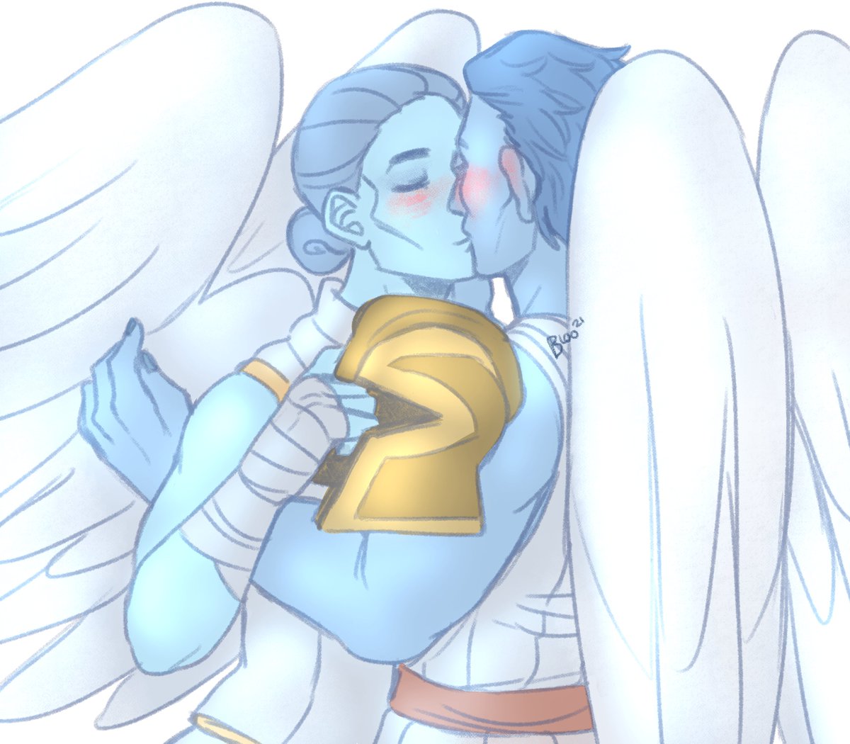bloobabloo's tweet photo. my FAVOURITE SHIP let's gooo it's been way too long since i've drawn them :D
#devos #thenios #kyrian #worldofwarcraft https://t.co/ALNCzVyh0h