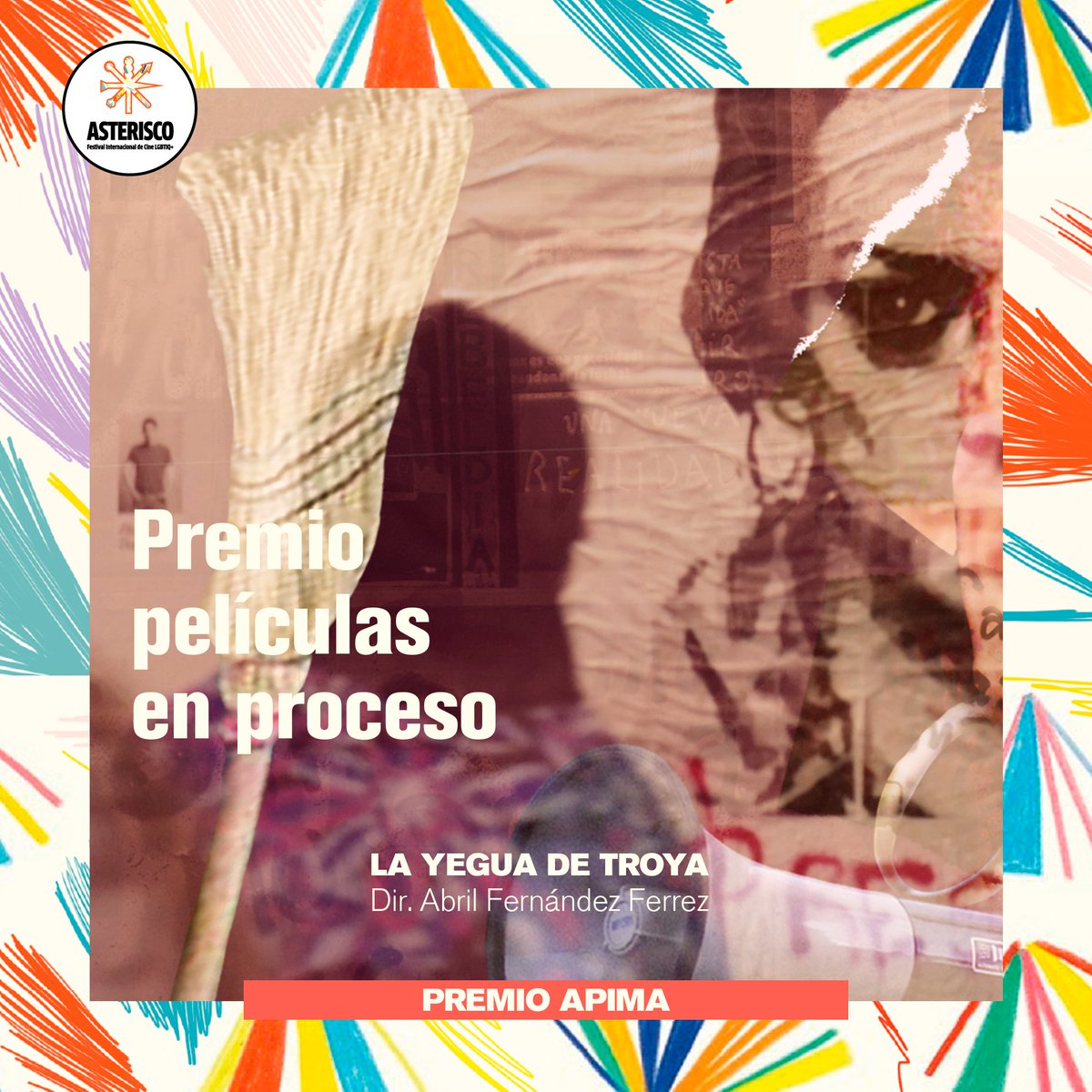 AsteriscoFest's tweet photo. Premiaciones #FestivalAsterisco 📽️ Películas en proceso
🔥 PREMIO APIMA / Tutoría
- Calle España ⁕ Dir. P4uxxx
- La yegua de troya ⁕ Dir. Abril Fernández Ferrez,
🏆 Gracias #LaHayeMedia · #Pomeranec · #APIMA
💥 Juradx ➞ Albertina Carri · Pablo Ingercher · Clarisa Navas https://t.co/WXj0d1gWxH