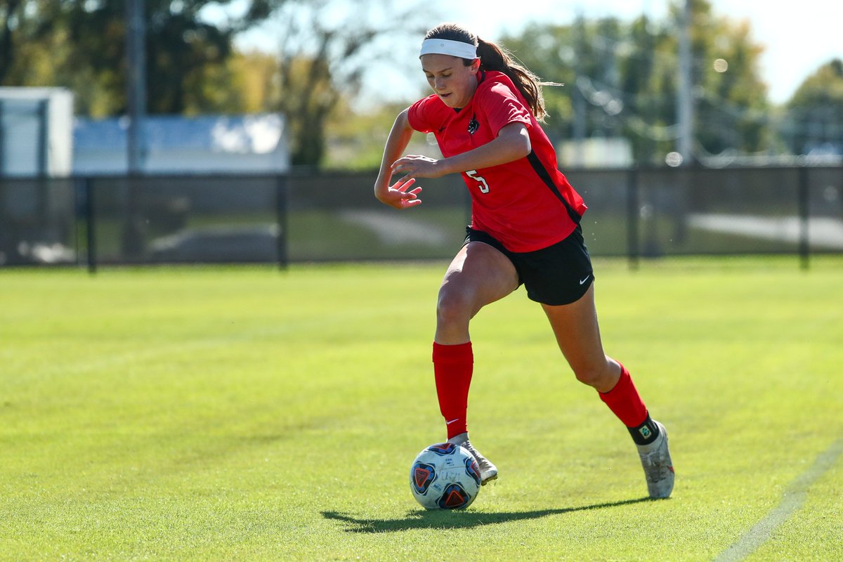 UCM_Soccer's tweet photo. FINAL (OT) | Ashleigh Martin scores two minutes into overtime to send @UCM_Soccer to @TheMIAA  tournament semifinals with a 3-2 win over Fort Hays State!

Kassie Newsom also scored two goals for the Jennies. 

#teamUCM https://t.co/N48fQfikRm