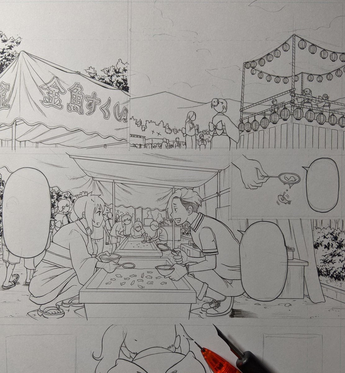 掲載されるのは確実に真冬なのに夏祭りが舞台のエロ漫画を描く季節感の無さ😅 