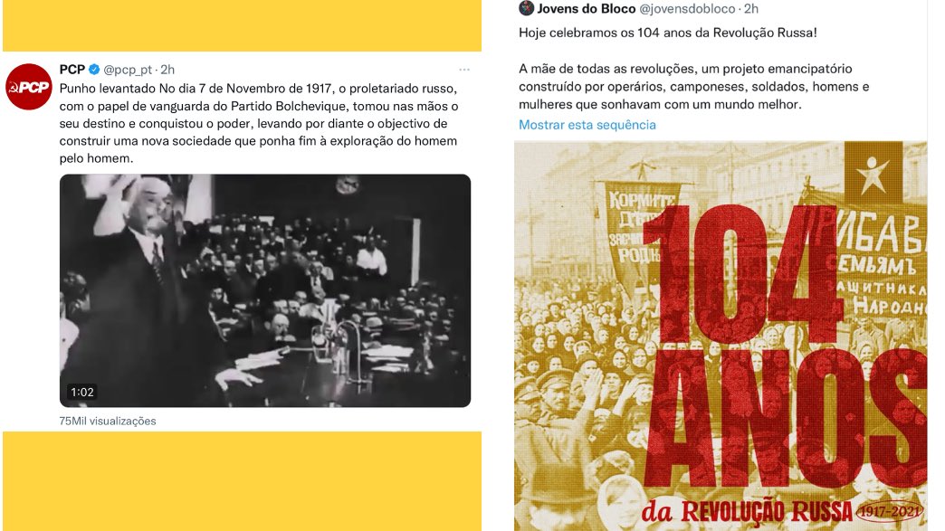jcsqueiroz's tweet photo. Quanto te quiserem convencer que @BlocoDeEsquerda e @pcp_pt são partidos democráticos, podes mostra esta imagem com esses partidos a idolatrar um regime que matou milhões de pessoas. https://t.co/v3jwnOqILf