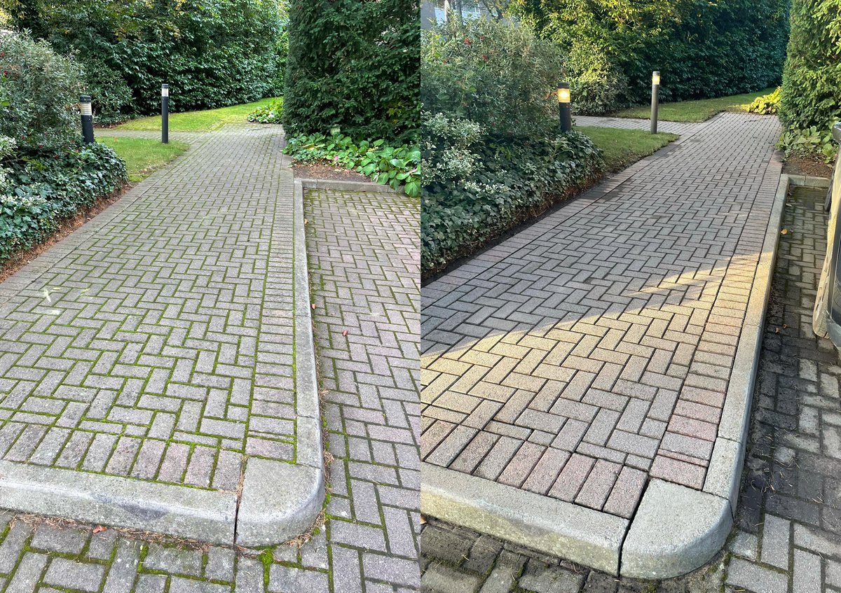XternServices's tweet photo. Out last week on the jet wash making 
these slippery pathways safe once again. 
#xternservices #jetwashing #powerwashing 
#hardsurfacecleaning #readinguk #rdguk #berkshire 
#safeagain https://t.co/873NDrBuD7