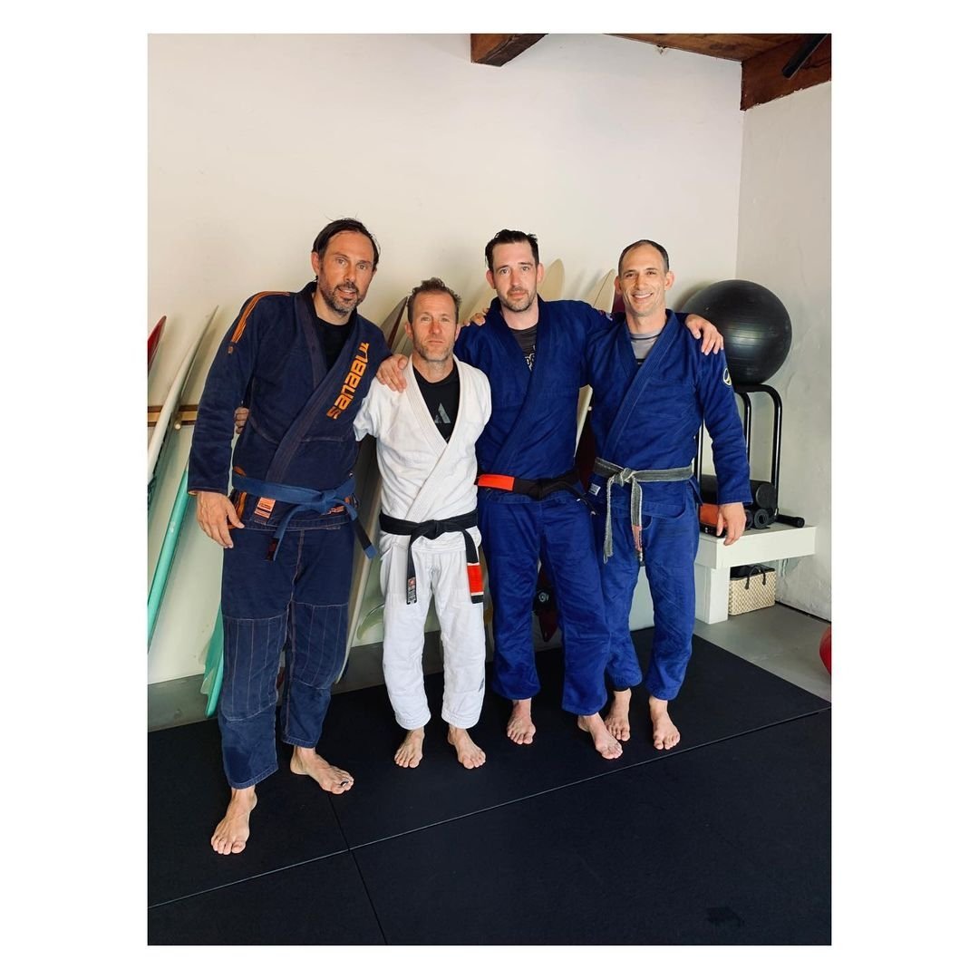 Alohaspaceman20's tweet photo. From stellini32: Great weekend. Congrats to my boy @ dr_gelato on blk belt. Honor to be there. OSS.🥋
#weekendatscotties  

#H50 #ScottCaan 
https://t.co/AodkDYNjha https://t.co/CFlrJuZ3J5