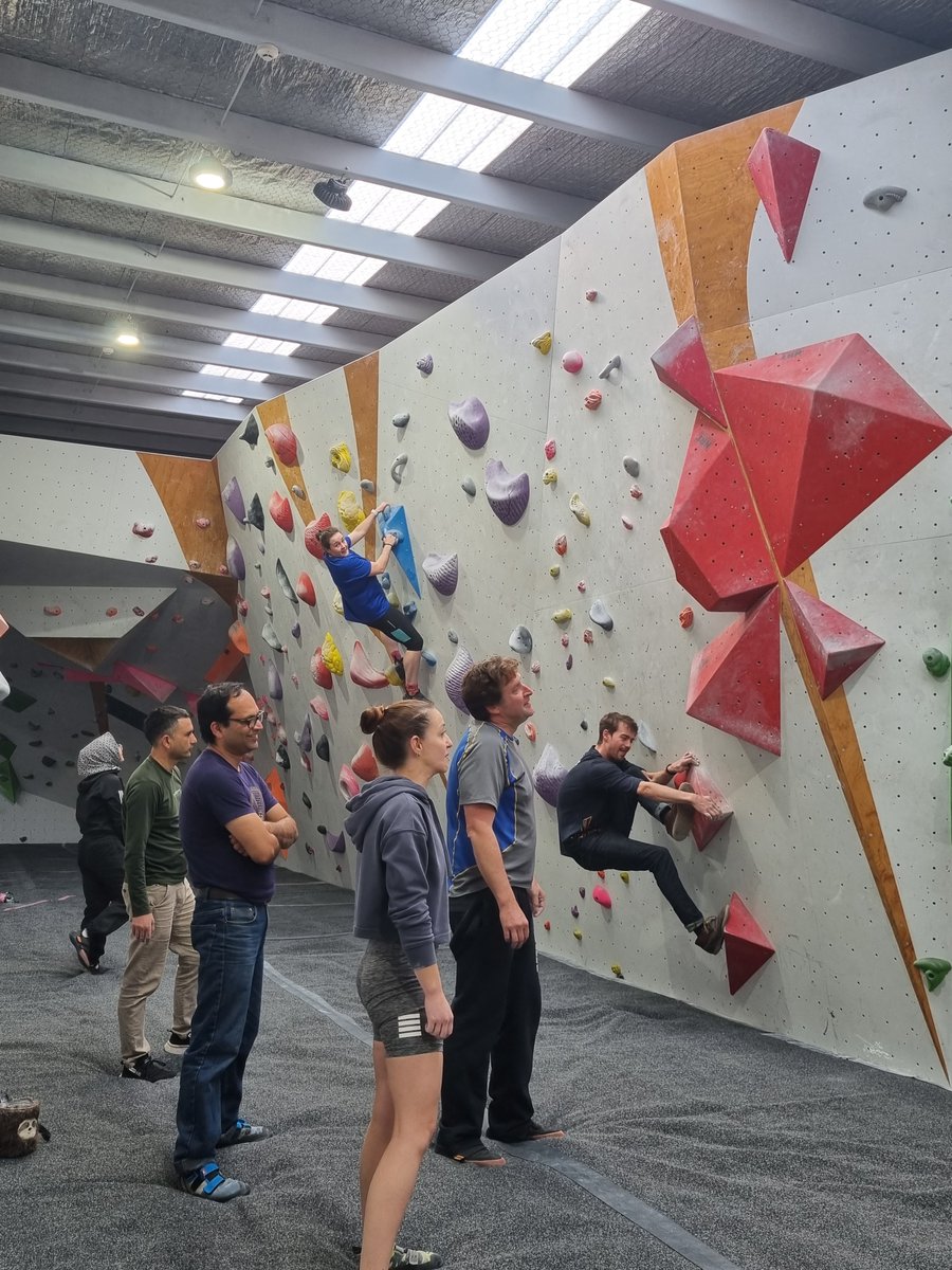 MARSBioimaging's tweet photo. Sharing something a little different to mark the International Day of Radiology. Taking a break from the office and lab, the MARS team tried bouldering for the first time this winter and kayaking this spring. Looking forward to what summer has to offer! 

#IDOR2021 https://t.co/ZnbjnyIlLf
